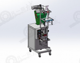 粉末包裝機(jī)3D模型圖紙