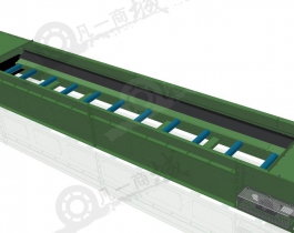 回收工業(yè)用輸送機(jī)三維模型