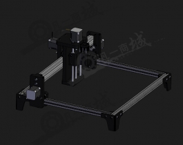 數(shù)控激光雕刻機(jī)3D圖