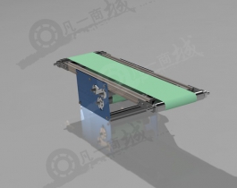 小型皮帶輸送機(jī)模型圖