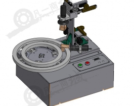 環(huán)形部件檢測(cè)機(jī)3D模型圖