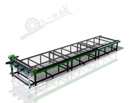 自動(dòng)布料切割機(jī)3D模型