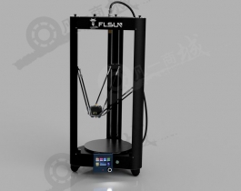 三角洲3D打印機(jī)3D模型