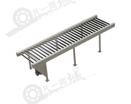 滾筒輸送機3D圖