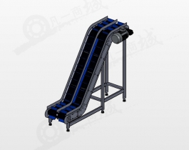 模塊式皮帶輸送機(jī)模型圖紙