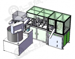 帶視覺檢查的通孔機(jī)3D模型