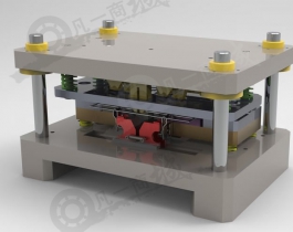 取出成品沖壓模具3D圖