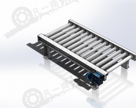 重型滾筒輸送機(jī)三維圖