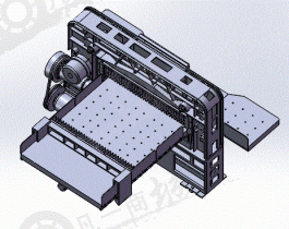 1300切紙機(jī)3D模型圖