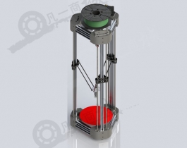 三角洲3D打印機(jī)三維圖