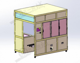 自動輸送裝卸加工設(shè)備3D模型