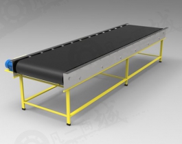 簡(jiǎn)易帶式輸送機(jī)3D模型圖紙
