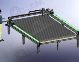 數(shù)控等離子切割機(jī)三維圖