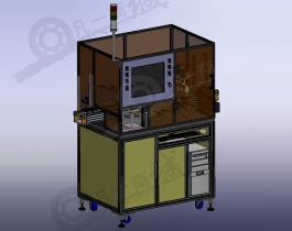 AOI芯片檢驗(yàn)機(jī)3d模型