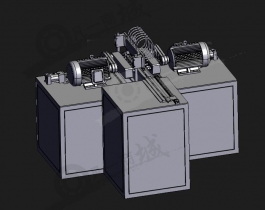 多頭鉆孔機3D圖