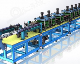 產(chǎn)品成型流水線3D圖紙