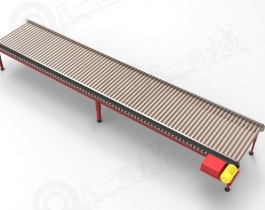 滾筒輸送機(jī)模型圖