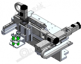 三軸涂膠設(shè)備3D模型