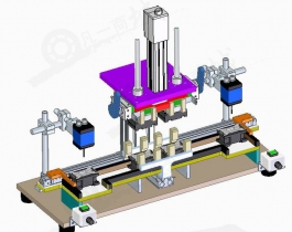 接觸器壓裝機(jī)構(gòu)3D模型
