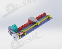 直線運(yùn)動(dòng)滑臺(tái)3D模型