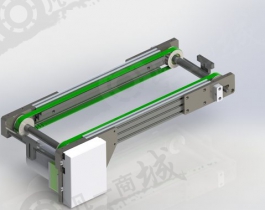 雙排同步帶輸送機(jī)模型