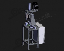 塑膠滾筒切削機3D模型