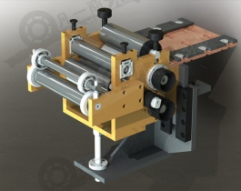 沖壓機送料機構3D圖