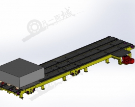 貨架用輸送機(jī)3D圖