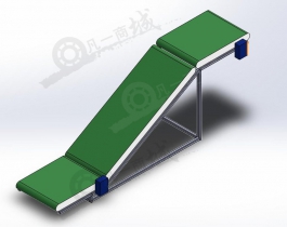 Z形3段皮帶輸送機(jī)3D模型