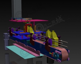 輸送灌裝設(shè)備3D圖