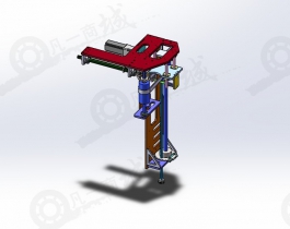 包裝機(jī)縱封拉膜機(jī)構(gòu)模型圖紙