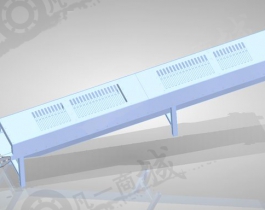 冷卻輸送機(jī)3D模型
