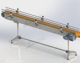 塑料板鏈條輸送機(jī)3D圖