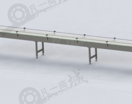 帶導(dǎo)向欄長型輸送機(jī)3D圖