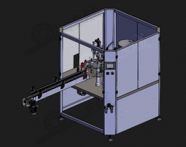 自動壓蓋封蓋設(shè)備3D模型