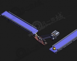 抓取放置搬運輸送機構(gòu)3D圖