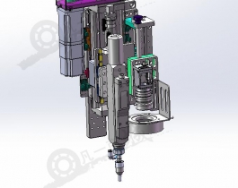 CCD影像自動鎖螺絲機構(gòu)3D圖