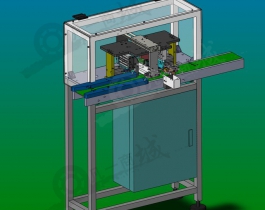 PC38摩擦片折彎機3D圖