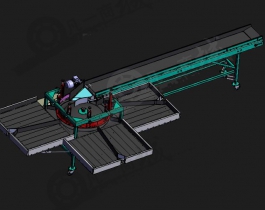 水果輸送分揀機(jī)3D模型