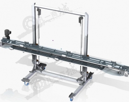 帶升降機(jī)構(gòu)輸送機(jī)3D模型