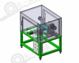 鉆孔和端面拋光機3D圖