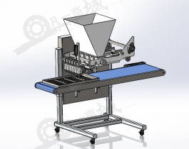 自動(dòng)灌注輸送機(jī)3D模型