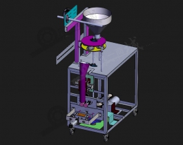 VFFS包裝機(jī)-振動包裝封口設(shè)備3D模型圖