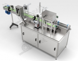 自動(dòng)輸送包裝封口機(jī)3D模型