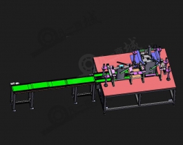 針管包裝機(jī)模型-自動包裝流水線3D圖紙