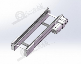 頂置滾輪鏈條輸送機(jī)-輸送線模型3D圖紙