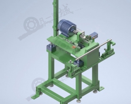 自動鉆線機-棒材打孔設(shè)備3D模型