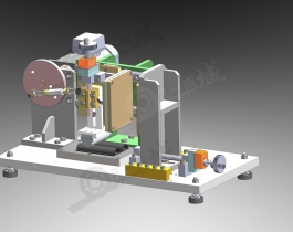 壓縮、摩擦測試機-測試儀模型3D圖