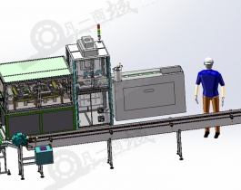 糖果加工包裝流水線設(shè)計模型3D圖