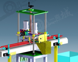 塑膠產(chǎn)品切邊機(jī)-塑料瓶切邊機(jī)模型3D圖